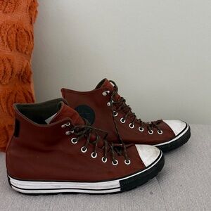 Classic Red High-Top Sneakers